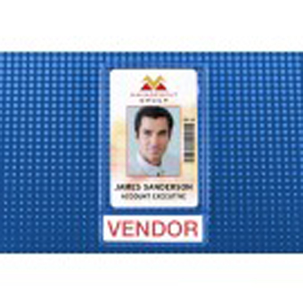 BRADY PEOPLE ID, PREMIUM VINYL DISPLAY HOLDER - CREDIT CARD SIZE, PRICE PER 100